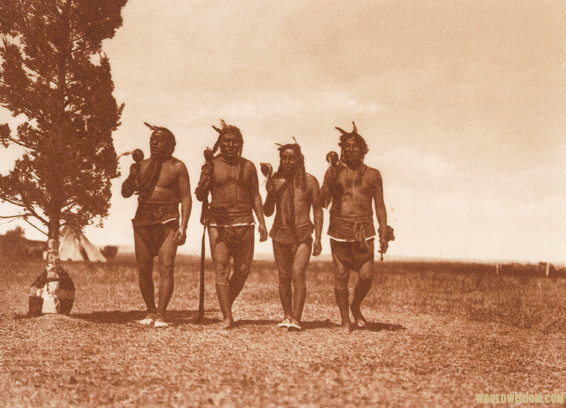 "Arikara medicine ceremony : Night men dancing" - Arikara, by Edward S. Curtis from The North American Indian Volume 5