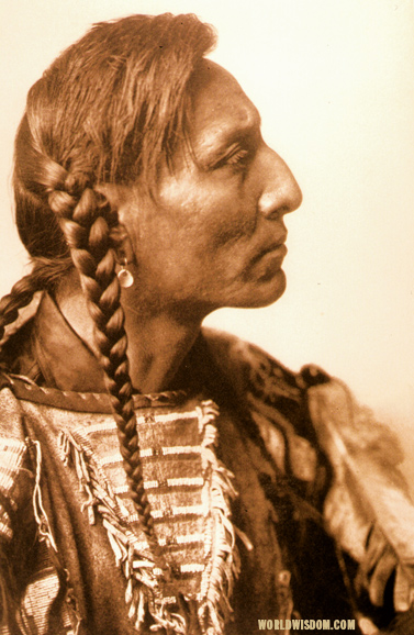 "Spotted Bull" - Mandan, by Edward S. Curtis from The North American Indian Volume 5

