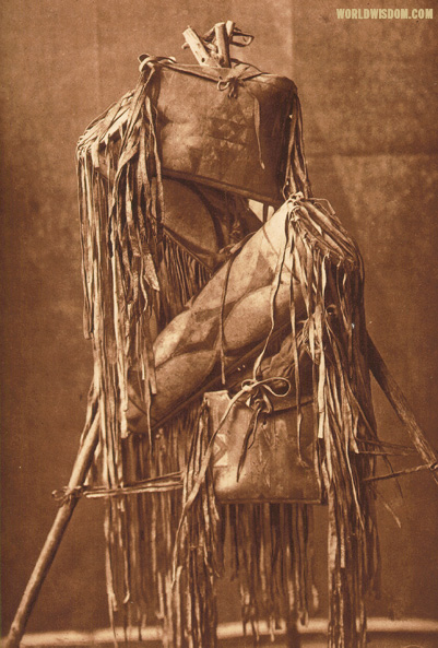 "Medicine-bags" - Piegan, by Edward S. Curtis from The North American Indian Volume 6