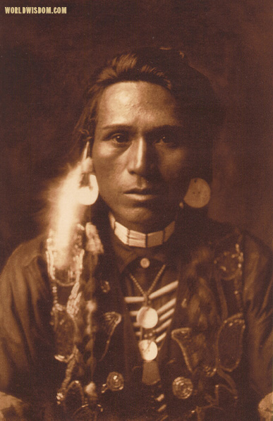 "A young Yakima", by Edward S. Curtis from The North American Indian Volume 7