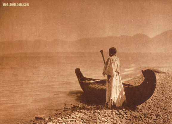 "Kutenai woman", by Edward S. Curtis from The North American Indian Volume 7