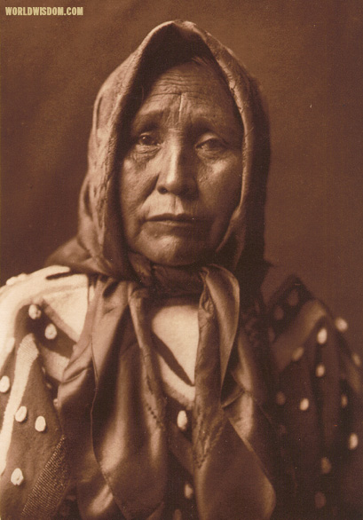 "Spokan matron", by Edward S. Curtis from The North American Indian Volume 7


