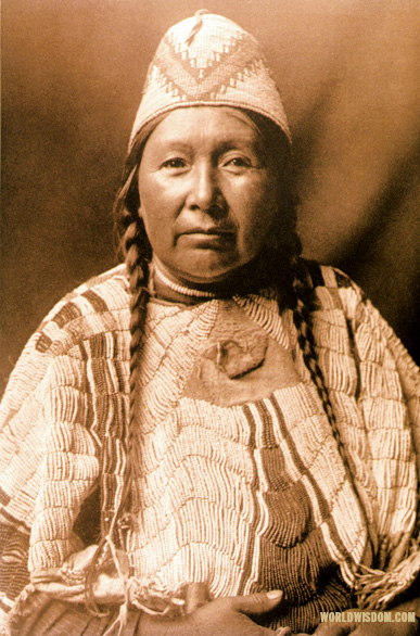 "Wife of Mnainak - Yakima", by Edward S. Curtis from The North American Indian Volume 7

