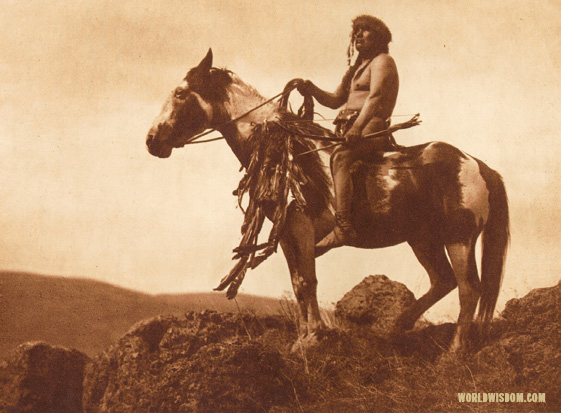 "Nez Perce warrior", by Edward S. Curtis from The North American Indian Volume 8

