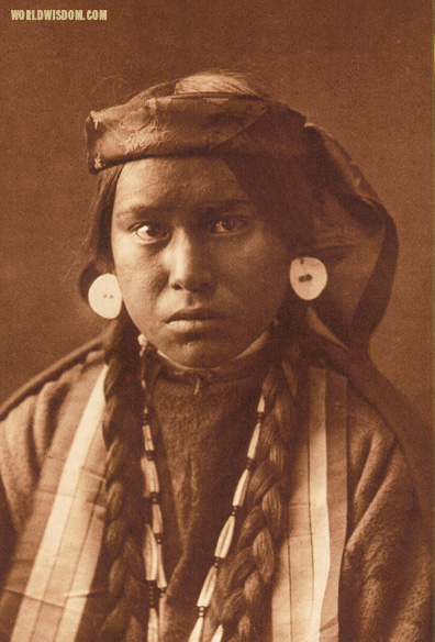 "Nez Perce girl", by Edward S. Curtis from The North American Indian Volume 8

