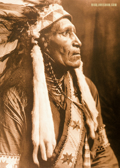 "Raven Blanket - Nez Perces", by Edward S. Curtis from The North American Indian Volume 8

