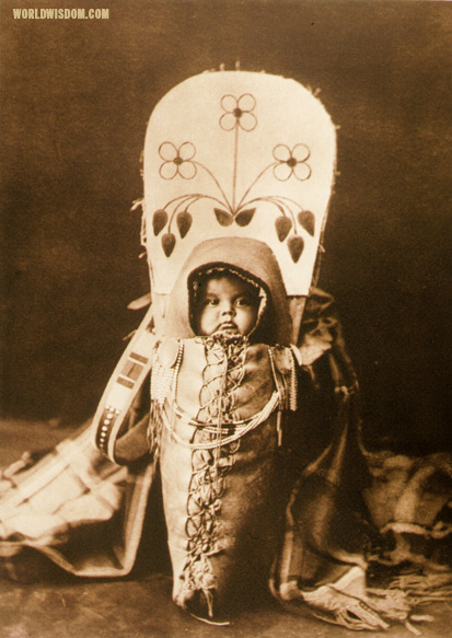 "Nez Perce babe", by Edward S. Curtis from The North American Indian Volume 8

