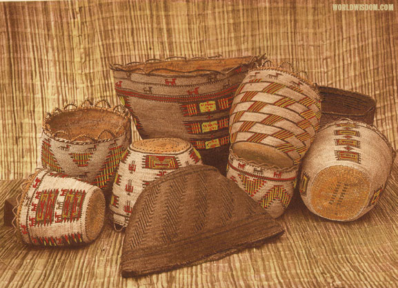 "Skokomish baskets" , by Edward S. Curtis from The North American Indian Volume 9


