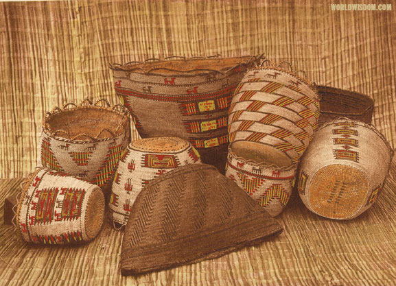 "Skokomish baskets" , by Edward S. Curtis from The North American Indian Volume 9

