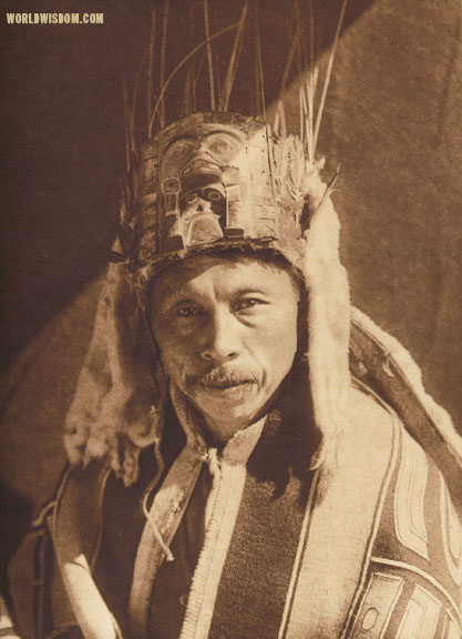 "Raven chief of Skidegate - Haida", by Edward S. Curtis from The North American Indian Volume 11
