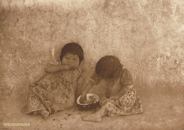 "The Delights of Childhood - Hopi", by Edward S. Curtis from The North American Indian Volume 12

