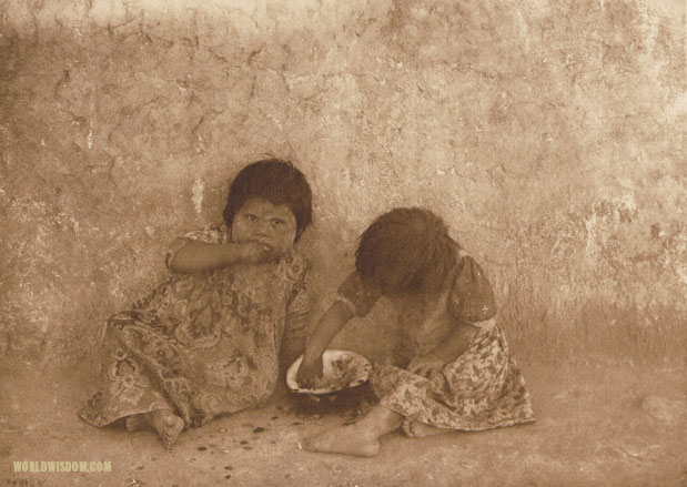 "The Delights of Childhood - Hopi", by Edward S. Curtis from The North American Indian Volume 12

