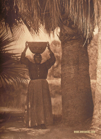 "The harvester" - Cahuilla, by Edward S. Curtis from The North American Indian Volume 15
