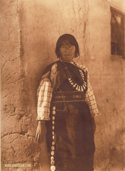 "Tsaiyatsa" - Cochiti, by Edward S. Curtis from The North American Indian Volume 16
