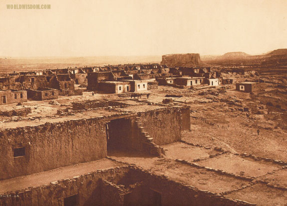 "The Acoma and the enchanted mesa", by Edward S. Curtis from The North American Indian Volume 16
