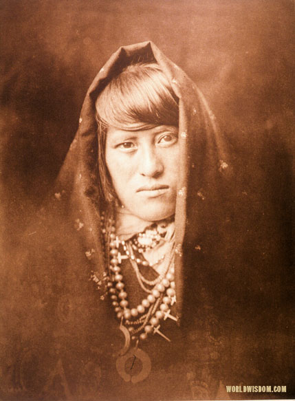 "An Acoma Woman", by Edward S. Curtis from The North American Indian Volume 16
