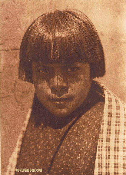 "Pishkuty - 'Cornstalk'" - Santo Domingo, by Edward S. Curtis from The North American Indian Volume 16
