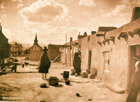 "Street scene - San Juan", by Edward S. Curtis from The North American Indian Volume 17
