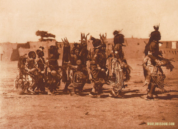 "Tablita dance 'B'- San Ildefonso", by Edward S. Curtis from The North American Indian Volume 17
