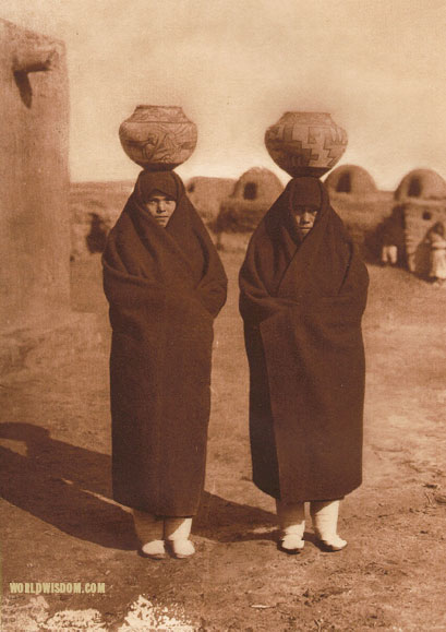 "Zuni water carriers", by Edward S. Curtis from The North American Indian Volume 17
