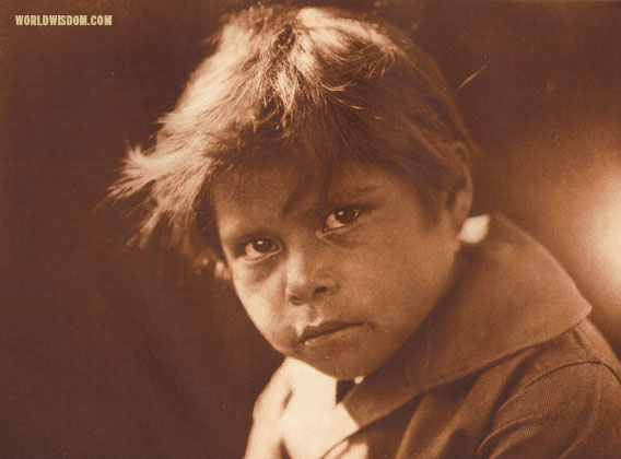 "A Comanche child", by Edward S. Curtis from The North American Indian Volume 19
