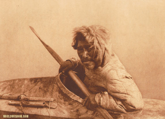 "The seal-hunter" - Noatak, by Edward S. Curtis from The North American Indian Volume 20
