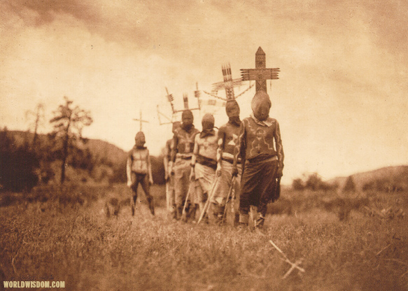 "Apache gaun" - Apache, by Edward S. Curtis from The North American Indian Volume 1