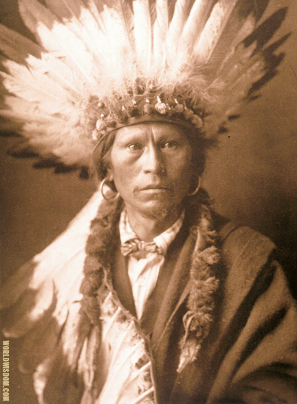 "Chief Garfield" - Jicarilla, by Edward S. Curtis from The North American Indian Volume 1